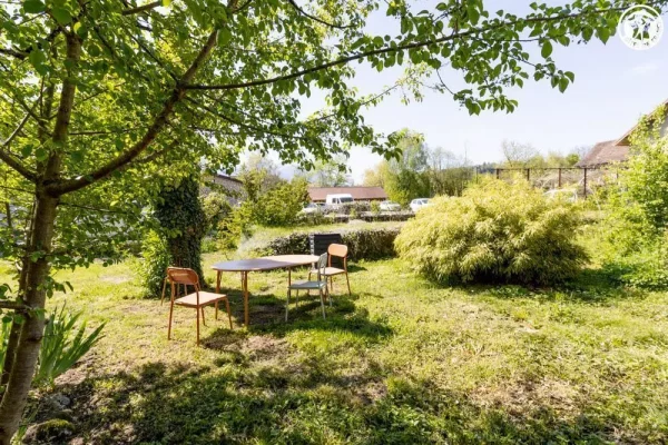 Jardin - Gîte Maison Stendhal - Chartreuse Jardin du gîte Maison Stendhal aux Echelles en Savoie